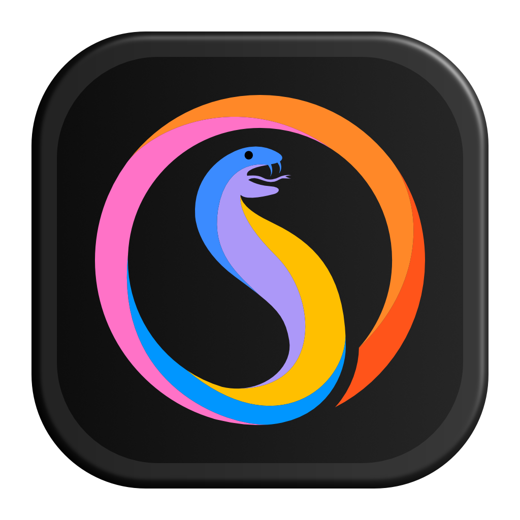 Neon Serpent - Neon Snake Game Icon